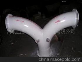【耐磨三通,電力用耐磨三通,礦用耐磨三通生產(chǎn)廠家】價(jià)格,廠家,圖片,三通、四通,河北金鎖螺旋鋼管制造-